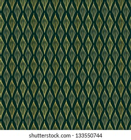 Elegant seamless golden linear pattern. Endless decorative texture, template for design and decoration