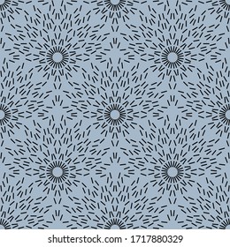 Elegant seamless lattice pattern of delicate strokes.