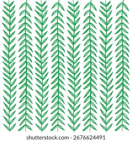 Elegant seamless leaf patterns inspired by nature. Perfect for wallpaper, fabric, invitations, packaging, and modern decorative design projects.