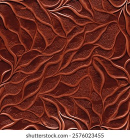 Elegant Seamless Leather Texture Vector Background Design