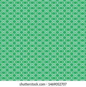 Elegant seamless moroccan quatrefoil pattern, vector design