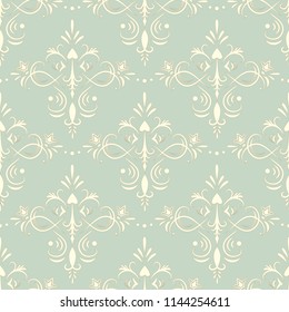 Elegant seamless ornament. Vector illustration 