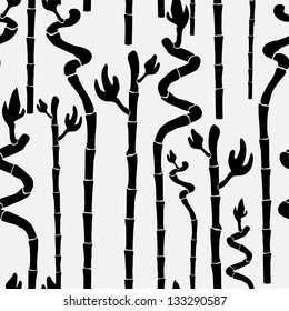 elegant seamless pattern with abstract bamboo for your design