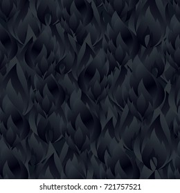 elegant seamless pattern with abstract dark fire flames for your design. Eps-8