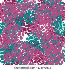 elegant seamless pattern with abstract decorative flowers, design element
