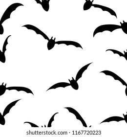 Elegant seamless pattern with abstract design elements bat. Can be used for invitations, greeting cards, scrapbooking, print, gift wrap, manufacturing. Insect theme. Vector illustration.