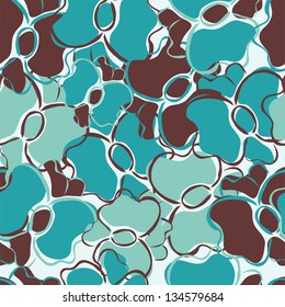 elegant seamless pattern with abstract flowers for your design