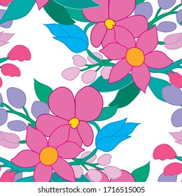 Diseño elegante y transparente con flores abstractas, elementos de diseño. Patrón floral para invitaciones, tarjetas, papel, envoltura de regalo, manufactura, textiles, tejidos, papeles pintados