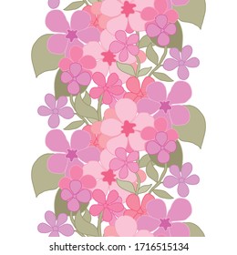 Elegant seamless pattern with abstract flowers, design elements. Floral  pattern for invitations, cards, print, gift wrap, manufacturing, textile, fabric, wallpapers