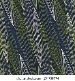 elegant seamless pattern with abstract leaves for your design