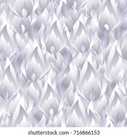 elegant seamless pattern with abstract light fire flames for your design. Eps-8