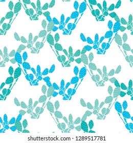 Elegant seamless pattern with cactus plants, design elements. Floral  pattern for invitations, cards, print, gift wrap, manufacturing, textile, fabric, wallpapers. Succulents