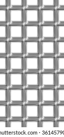 Elegant seamless pattern in cage with transparent black lines on white background for various projects