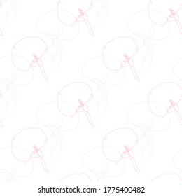 Elegant seamless pattern with calla flowers, design elements. Floral  pattern for invitations, cards, print, gift wrap, manufacturing, textile, fabric, wallpapers. Continuous line art style