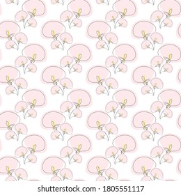 Elegante y sin fisuras con flores de calila, elementos de diseño. Patrón floral para invitaciones, tarjetas, impresiones, envoltura de regalo, manufactura, textiles, tela, papel pintado. Estilo de arte de línea continuo