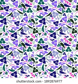 Elegant seamless pattern with calla lily flowers, design elements. Floral  pattern for invitations, cards, print, gift wrap, manufacturing, textile, fabric, wallpapers