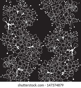 elegant seamless pattern with cherry blossom for your design