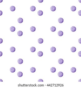 Elegant seamless pattern with circles, polka dots in watercolor style, design elements. Abstract pattern for wedding invitations, greeting cards, scrapbooking, print, gift wrap, manufacturing