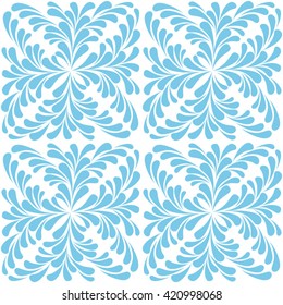 Elegant seamless pattern with classic tracery on a white background. Vintage style.