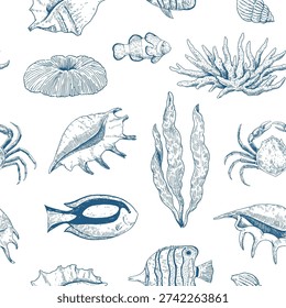 Elegant seamless pattern and