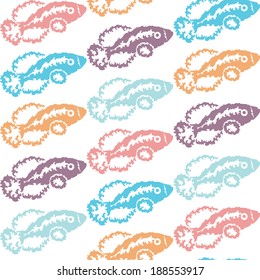 elegant seamless pattern with decorative fishes, design element
