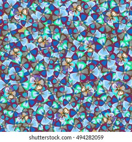 Elegant seamless pattern with decorative flowers background, design elements. Vector floral pattern for wedding invitations, greeting cards, scrapbooking, print, gift, manufacturing fabric and textile