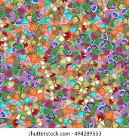 Elegant seamless pattern with decorative flowers background, design elements. Floral pattern for wedding invitations, greeting cards, scrapbooking, print, gift wrap, manufacturing fabric and textile.