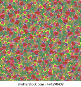 Elegant seamless pattern with decorative flowers background. Vector floral pattern for wedding invitations, greeting cards, scrapbooking, print, gift wrap, manufacturing fabric and textile.