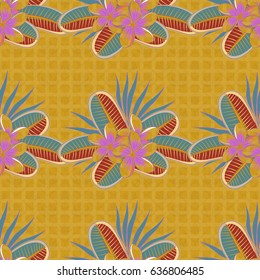 Elegant seamless pattern with decorative flowers background, design elements. Vector floral pattern for wedding invitations, greeting cards, scrapbooking, print, gift wrap, manufacturing fabric.