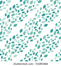 Elegant seamless pattern decorative leaves, design elements. Floral pattern for invitations, greeting cards, scrapbooking, print, gift wrap, manufacturing.