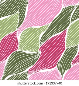 elegant seamless pattern with decorative waves, design element