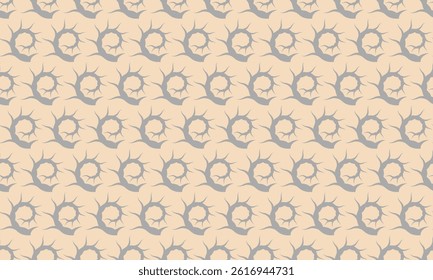 Elegant seamless pattern featuring stylized spiral motifs.  Subtle texture and muted color palette create a sophisticated design perfect for backgrounds, textures, or website design.