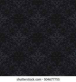 Elegant seamless pattern with floral and Mandala elements. Nice hand-drawn illustration