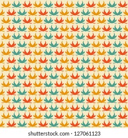 Elegant seamless pattern with flowers, vector illustration