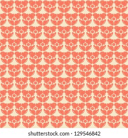 Elegant seamless pattern with flowers, vector illustration
