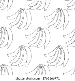 Diseño elegante y sin fisuras con frutas y elementos de diseño. Patrón de fruta para invitaciones, tarjetas, impresión, envoltura de regalo, manufactura, textiles, tela, papel pintado, menú café. Estilo de arte de línea continuo