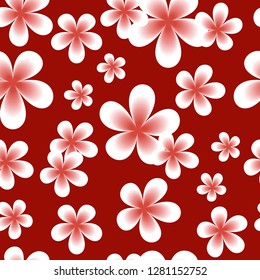 Elegant seamless pattern with hand drawn decorative flowers, design elements. Floral pattern for wedding invitations, cards, wallpaper, scrapbooking, printing, gift wrapping, manufacturing.