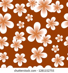 Elegant seamless pattern with hand drawn decorative flowers, design elements. Floral pattern for wedding invitations, cards, wallpaper, scrapbooking, printing, gift wrapping, manufacturing.