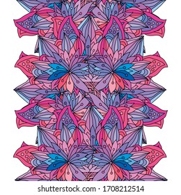 Elegant seamless pattern with hand drawn mandalas, design elements. Mandala pattern for invitations, greeting cards, scrapbooking, print, gift wrap, manufacturing