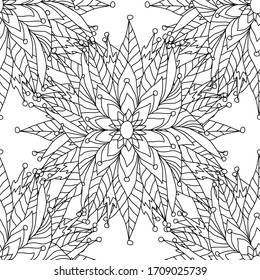 Elegante patrón impecable con mandalas dibujadas a mano, elementos de diseño. Patrón de Mandala para invitaciones, tarjetas de felicitación, reserva de chatarra, impresión, envoltura de regalo, fabricación