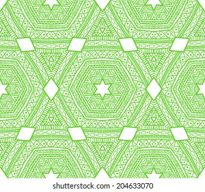 Elegant seamless pattern with hand drawn decorative flower petal, design element