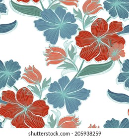 Diseño elegante y transparente con flores decorativas dibujadas a mano, elementos de diseño. Patrón floral para invitaciones a bodas, tarjetas de felicitación, reserva de chatarra, impresión, envoltura de regalo, fabricación.