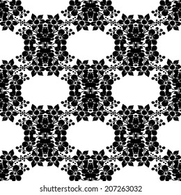 Elegant seamless pattern with hand drawn decorative flowers, design elements. Floral pattern for wedding invitations, greeting cards, scrapbooking, print, gift wrap, manufacturing.