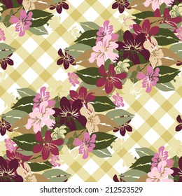 Elegant seamless pattern with hand drawn decorative stephanotis flowers, design elements. Floral pattern for wedding invitations, greeting cards, scrapbooking, print, gift wrap, manufacturing.