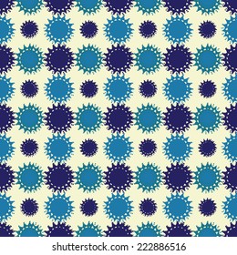 Elegant seamless pattern with hand drawn decorative snowflakes, design elements. Winter patterns for holiday invitations, greeting cards, scrapbooking, print, gift wrap, manufacturing.