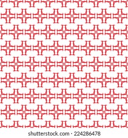 Elegant seamless pattern with hand drawn decorative snowflakes, design elements. Winter patterns for holiday invitations, greeting cards, scrapbooking, print, gift wrap, manufacturing.