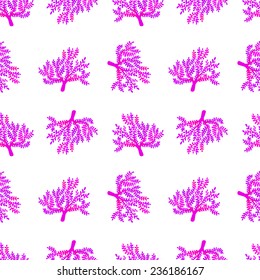 Elegant seamless pattern with hand drawn decorative watercolor corals. Abstract pattern for invitations, greeting cards, scrapbooking, print, gift wrap, manufacturing. 
