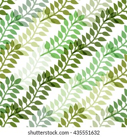 Elegant seamless pattern with hand drawn decorative leaves, design elements. Floral pattern for invitations, greeting cards, scrapbooking, print, gift wrap, manufacturing