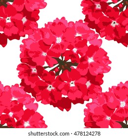 Elegant seamless pattern with hand drawn verbena flowers, design elements. Can be used for wedding invitations, greeting cards, scrapbooking, print, gift wrap, manufacturing. All elements are editable