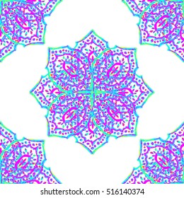 Elegant seamless pattern with hand drawn decorative snowflakes, design elements. Winter patterns for holiday invitations, greeting cards, scrapbooking, print, gift wrap, manufacturing.